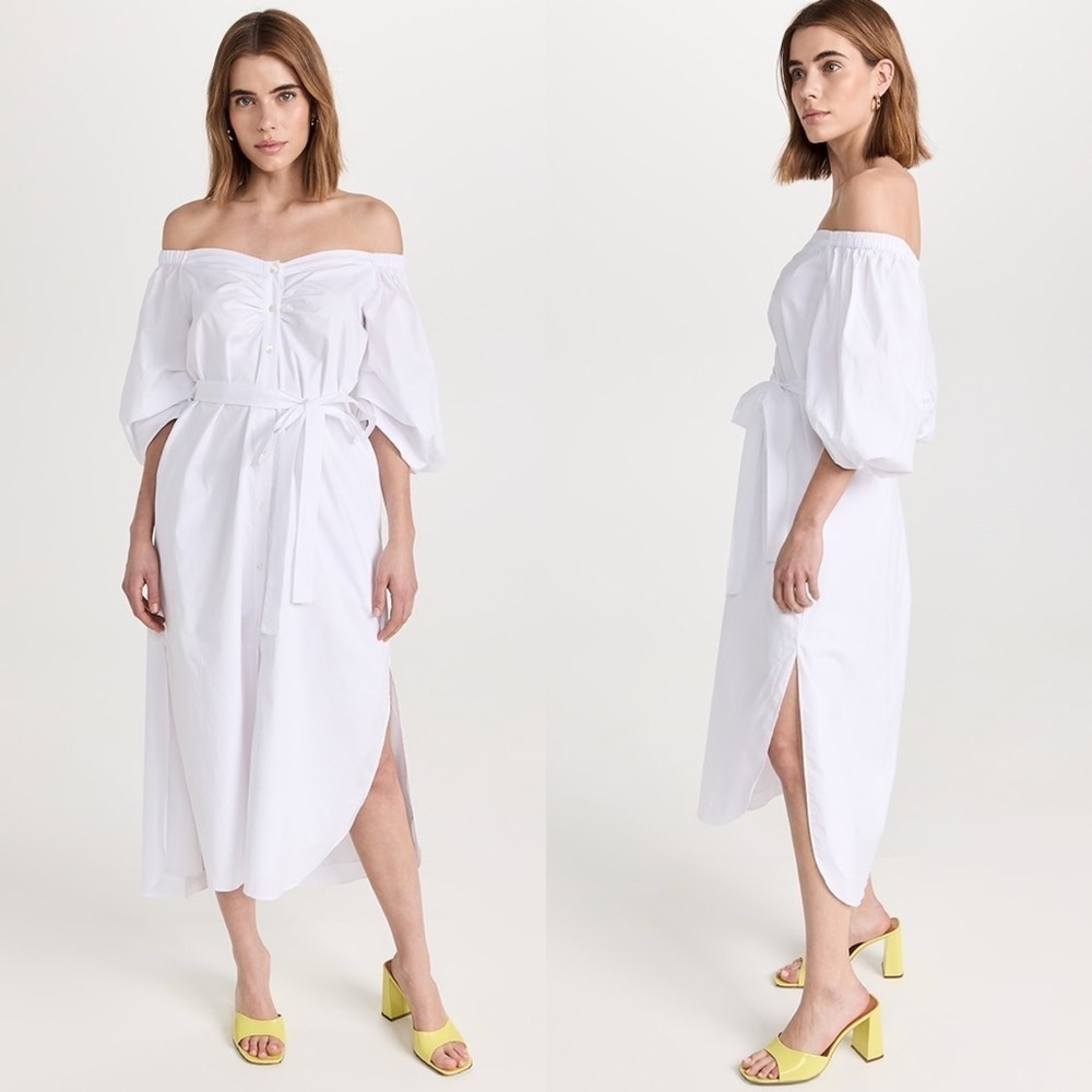 STAUD Reese White Dress XS